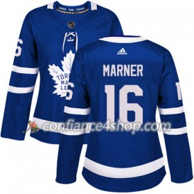 Adidas Maillot de Hockey Toronto Maple Leafs Mitchell Marner 16 2017-2018 Bleu Authentic - Femme